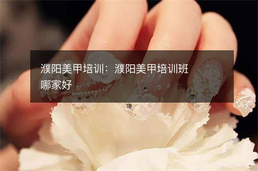 濮阳美甲培训：濮阳美甲培训班哪家好